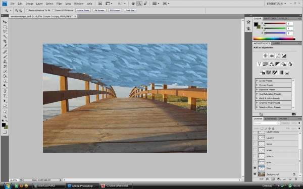 Creation of Bridge-Van Gogh: Step 2